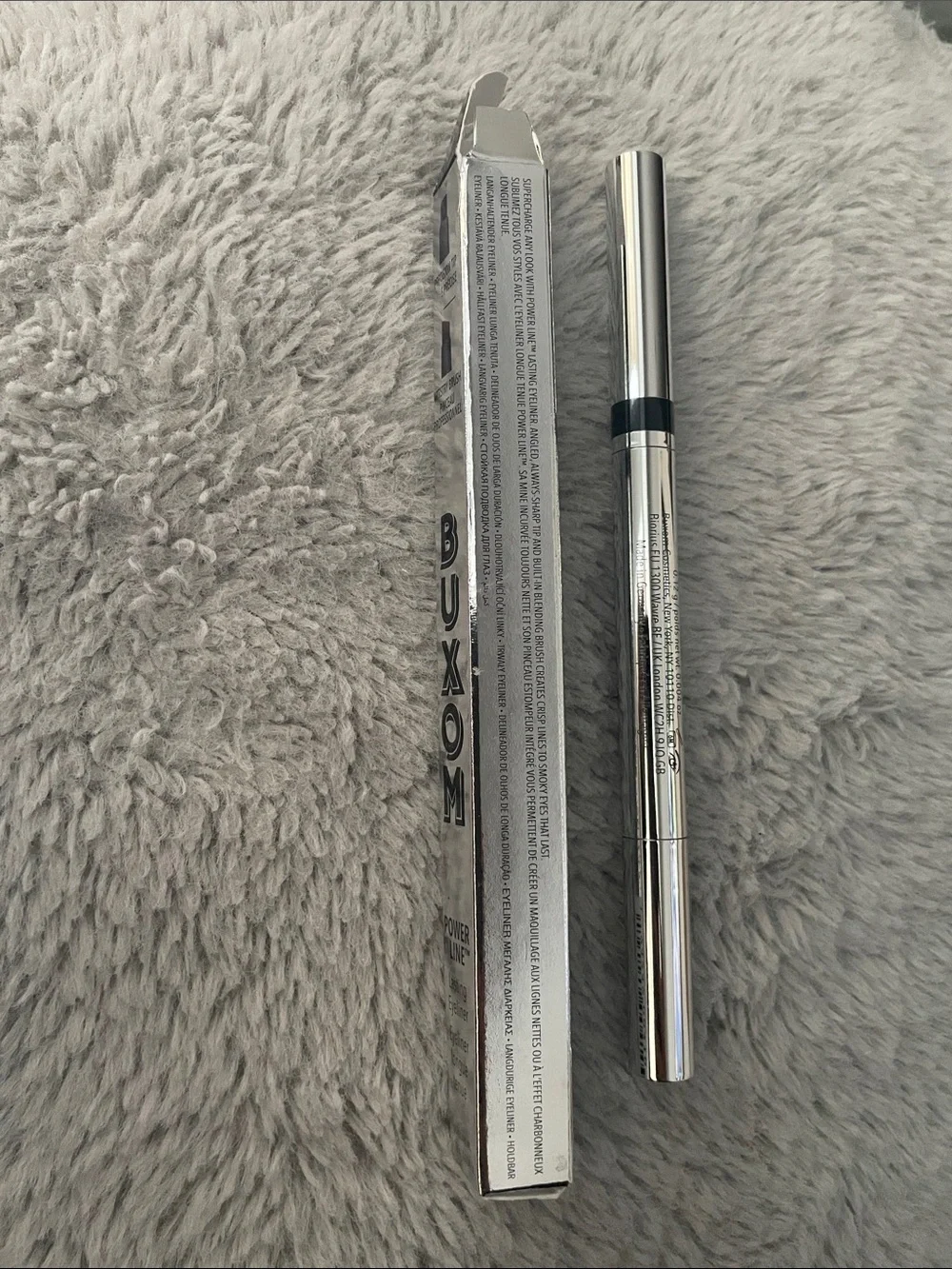 Buxom Power Line Longwear Eyeliner - Silver Tube, Black Accents